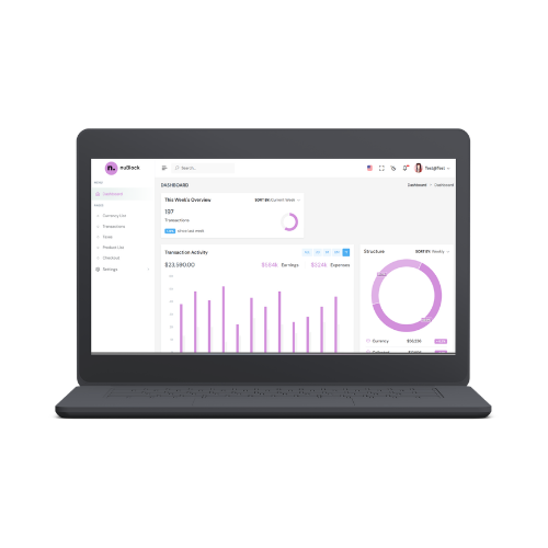 Currency management dashboard